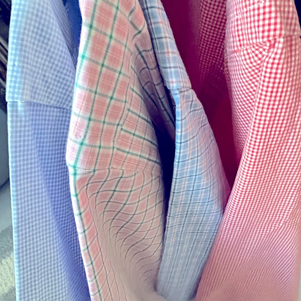 Ralph Lauren Classic Fit short sleeve button down men’s shirt XL…Lot (4)